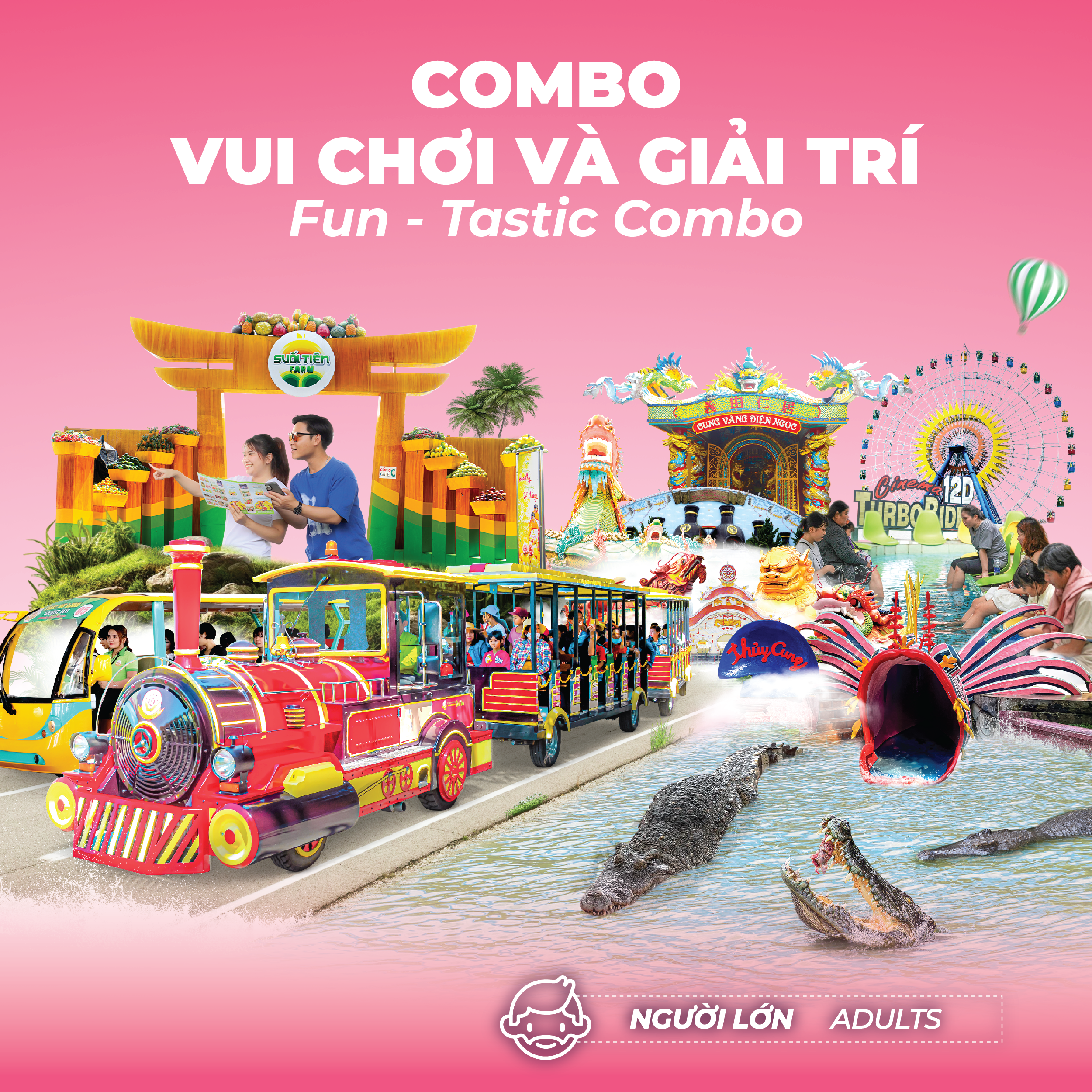 COMBO VUI CHƠI VÀ GIẢI TRÍ DÀNH CHO NGƯỜI LỚN