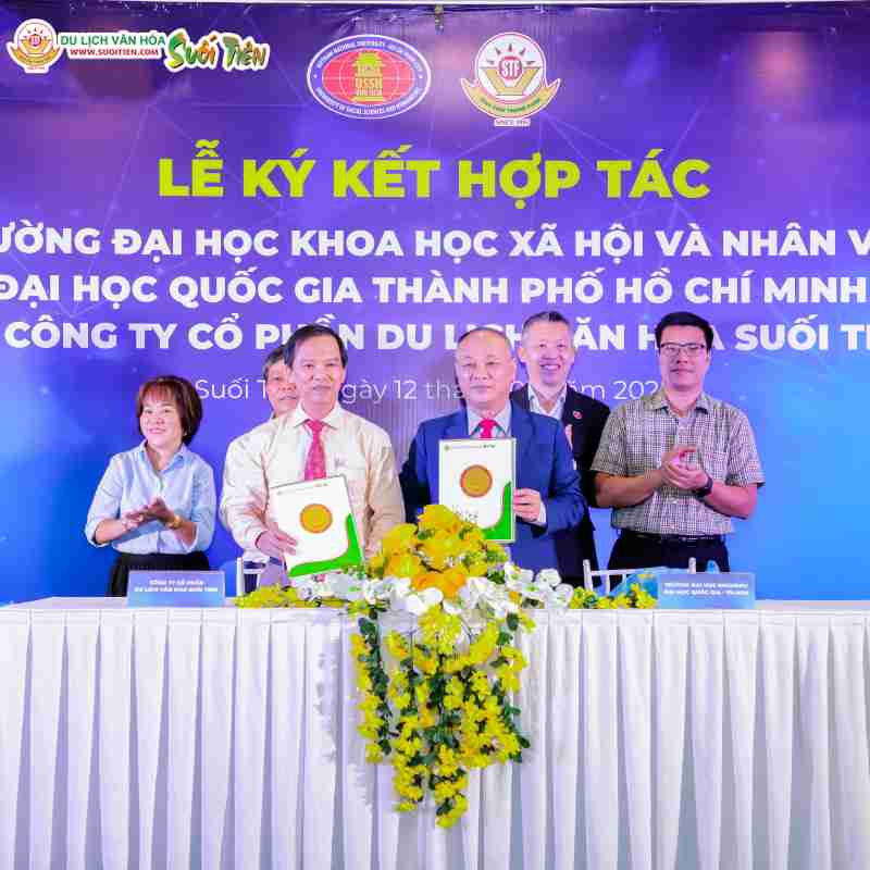 Suối Tiên và Trường ĐH Khoa học Xã hội và Nhân văn bắt tay hợp tác